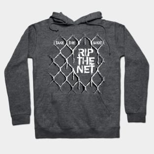 Rip The Net (hockey slap shot) Hoodie